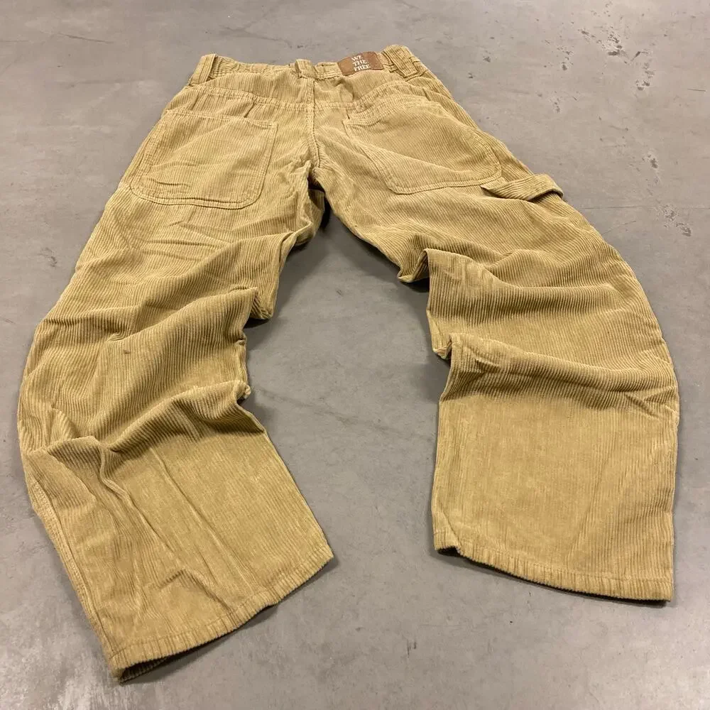 Y2K baggy we the free corduroy cargo pants 25x29